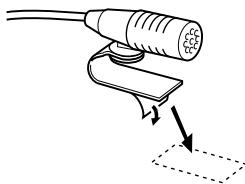 KENWOOD DNX7160 - Installation du microphone - 2