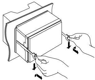 KENWOOD DNX7160 - Removing the Unit - 2