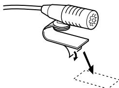 KENWOOD DNX7160 - Installing the Microphone Unit - 2