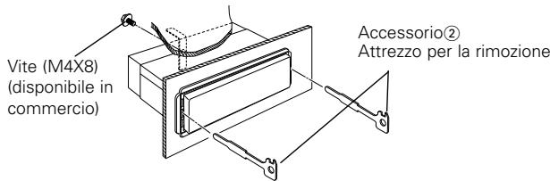 Vite (M4X8) (disponibile in commercio) Accessorio② Attrezzo per la rimozione