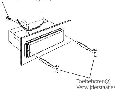 KENWOOD KDC-334SG - Verwijderen van het toestel - 1