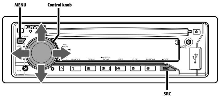 KENWOOD KDC-MP435U - Tuning - 1