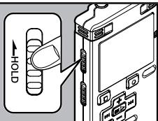 OLYMPUS WS-450S - Sortie du mode HOLD - 1