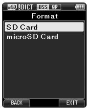 OLYMPUS DS-7000 - Formatage de la carte [Format] - 2