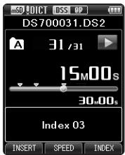 OLYMPUS DS-7000 - Repérage d'une marque index - 1