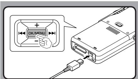OLYMPUS DS-7000 - Utilisation du câble USB - 1