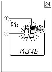 24 ① HQ HI 0 B MOVE ② 16 MOVE