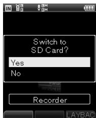 OLYMPUS LS-20 - Fermez le couvercle du logement de la carte SD - 1