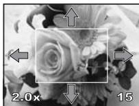 OLYMPUS E-3 - Utilisez pour sélectionner les prises de vue que vous voulez visualiser. Vous pouvez également tourner la molette pour passer à afin d'obtenir un affichage en gros plan. - 6