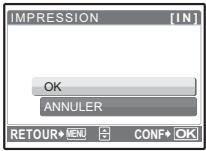 OLYMPUS MU 725 - Sélectionnez [OK] et appuyez sur OK FUNC. - 1