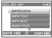 OLYMPUS MU 725 - Sélection d'un mode d'impression - 1