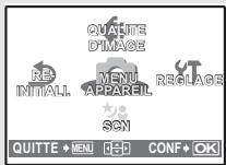 OLYMPUS MU 725 - À propos des menus - 1