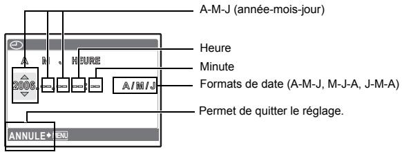 OLYMPUS MU 725 - Réglage de la date et de l'heure - 1