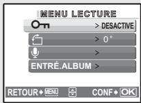 OLYMPUS MU 725 - À propos des menus - 4