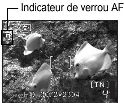 OLYMPUS MU 725 - Mémorisation de la mise au point et définition de la prise de vue (mémorisation de la mise au point) - 1