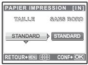 OLYMPUS MU 725 - Paramètre du papier d'impression - 1
