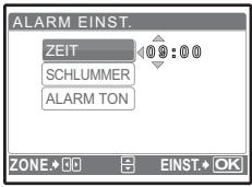 OLYMPUS STYLUS 790 SW - Einstellen des Alarms - 1