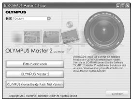 OLYMPUS STYLUS 790 SW - Wenn der Bildschirm für die Auswahl des Setup-Typs angezeigt wird, klicken Sie auf „Installieren“. - 2