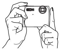 OLYMPUS STYLUS 790 SW - a. Halten der Kamera. - 1