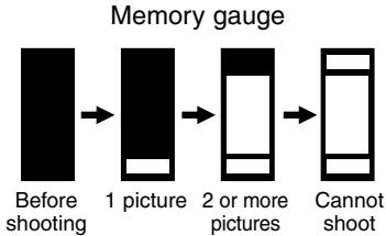 OLYMPUS C-200 ZOOM - When shooting with the monitor: - 1