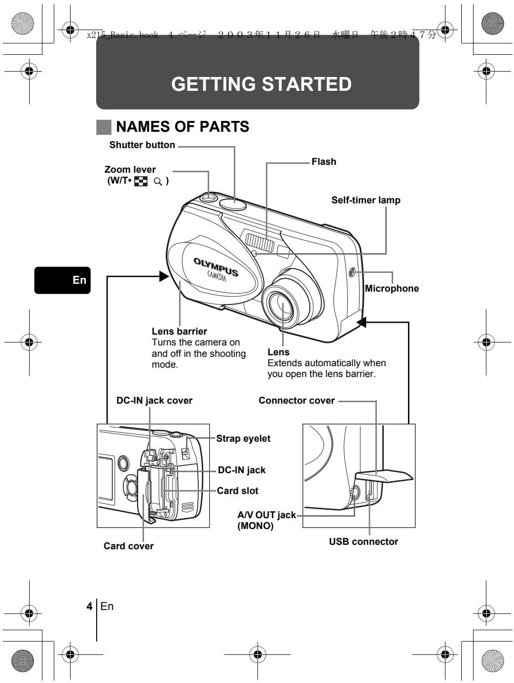 OLYMPUS C-460 ZOOM - Trademarks - 6