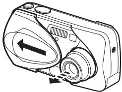 OLYMPUS C-460 ZOOM - Mise sous tension: - 1