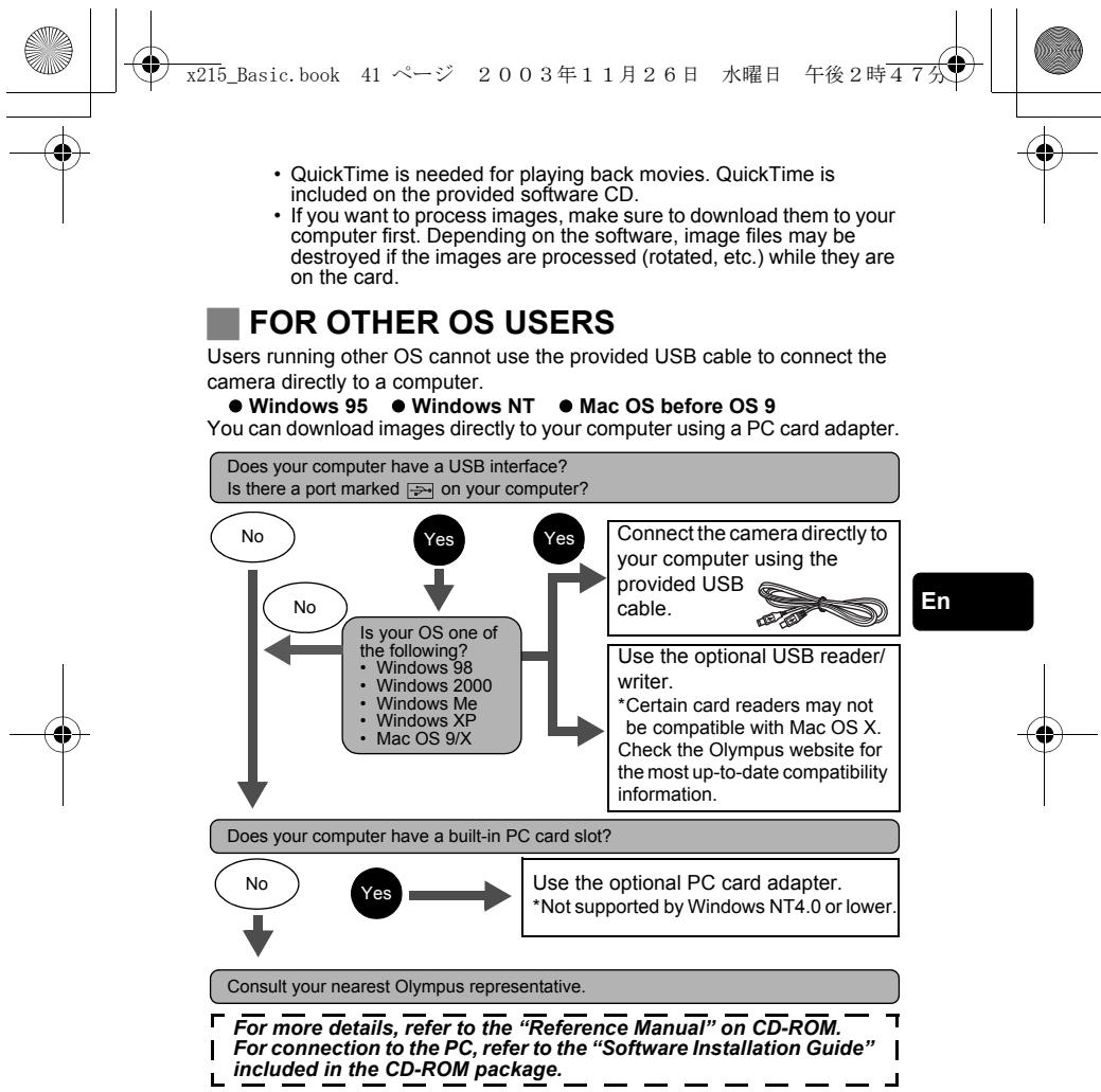 OLYMPUS C-460 ZOOM - Options for the print mode and other settings - 8