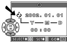 OLYMPUS C-50 ZOOM - Date/time setting - 4