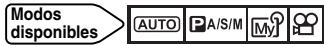 Modos disponibles AUTO A/S/M My