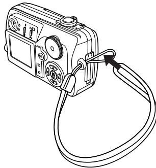 OLYMPUS C-50 ZOOM - Fixation de la courroie - 2