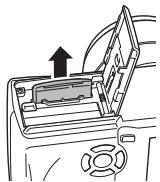 OLYMPUS C-765 UZ - Push the card all the way in to unlock it, then let it return slowly. - 2