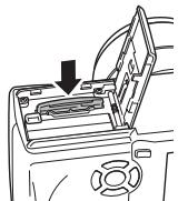 OLYMPUS C-765 UZ - Push the card all the way in to unlock it, then let it return slowly. - 1