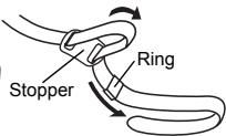 OLYMPUS C-765 UZ - ATTACHING THE STRAP AND LENS CAP - 2