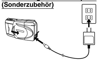 OLYMPUS C-990 ZOOM - Einlegen der Batterien - 1