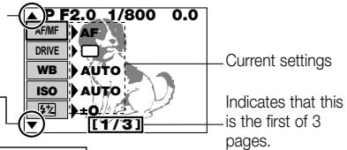 OLYMPUS C3040 ZOOM - USING MENUS FOR DETAILED ADJUSTMENTS - 1