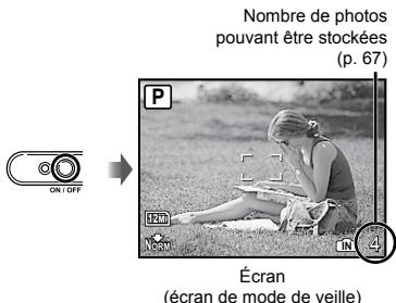 OLYMPUS MJU TOUGH 8000 - Appuyez sur la touche ON/OFF pour allumer l'appareil photo. - 1