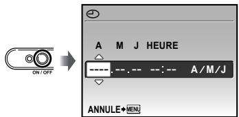 OLYMPUS MJU TOUGH 8000 - Appuyez sur la touche ON/OFF pour allumer l'appareil photo. - 1