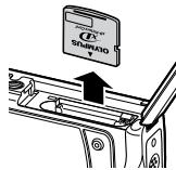 OLYMPUS MJU TOUGH 8000 - Pour retirer la carte xD-Picture Card - 2