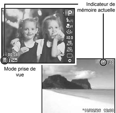 Indicateur de mémoire actuelle Mode prise de vue *10/02/26 12:30