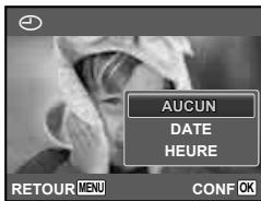 AUCUN DATE HEURE RETOUR MENU CONF OK