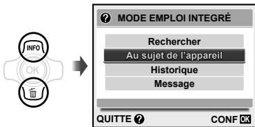 OLYMPUS Μ TOUGH-8010 - Utilisez △▽ pour sélectionner l'option de votre choix. - 1
