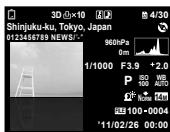 OLYMPUS TG-805 - Appuyez sur (INFO). - 4