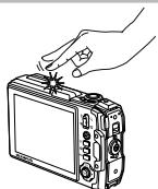 OLYMPUS TG-805 - Faire fonctionner l'appareil photo en tapotant le boîtier (p. 56) - 1