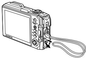 OLYMPUS TG-805 - Fixer la courroie - 1
