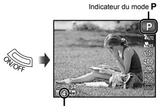 OLYMPUS TG-805 - Appuyez sur la touche ON/OFF pour allumer l'appareil photo. - 1