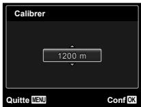 OLYMPUS TG-805 - Pour ajuster l'affichage de l'altitude ou de la profondeur d'eau - 1