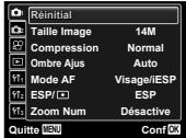 OLYMPUS TG-805 - Appuyez sur la touche MENU. - 1