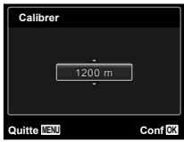 OLYMPUS TG-810 - Pour ajuster l'affichage de l'altitude ou de la profondeur d'eau - 1