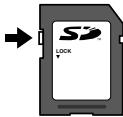 OLYMPUS TG-810 - Taquet de protection contre l'écriture de carte mémoire SD/SDHC/SDXC - 1