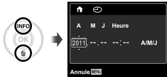 OLYMPUS VG-130 - Utilisez  pour selectionner l'année sous [A]. - 1